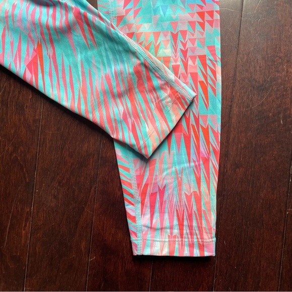 Women’s Nike Epic Lux Leggings Pants Pink Blue Multicolor Dri-fit Size Small - Picture 3 of 8